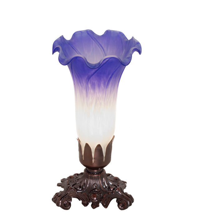 Meyda Tiffany 231540 One Light Mini Lamp, Mahogany Bronze