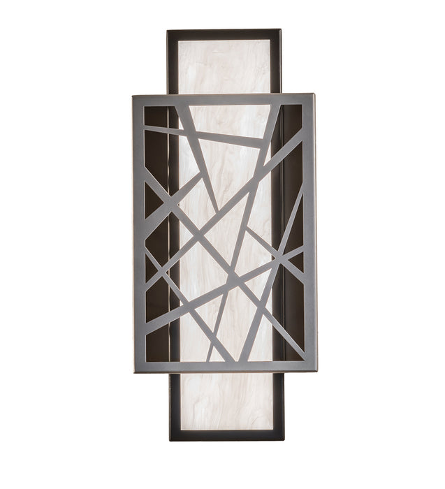 Meyda Tiffany 244697 LED Wall Sconce, Nickel & Timeless Bronze
