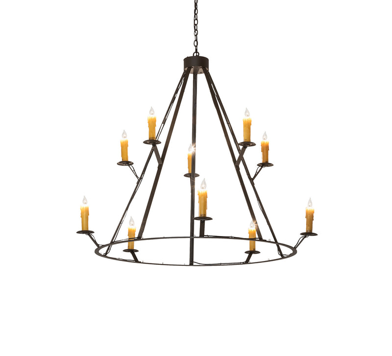 Meyda Tiffany 245091 Ten Light Chandelier, Oil Rubbed Bronze