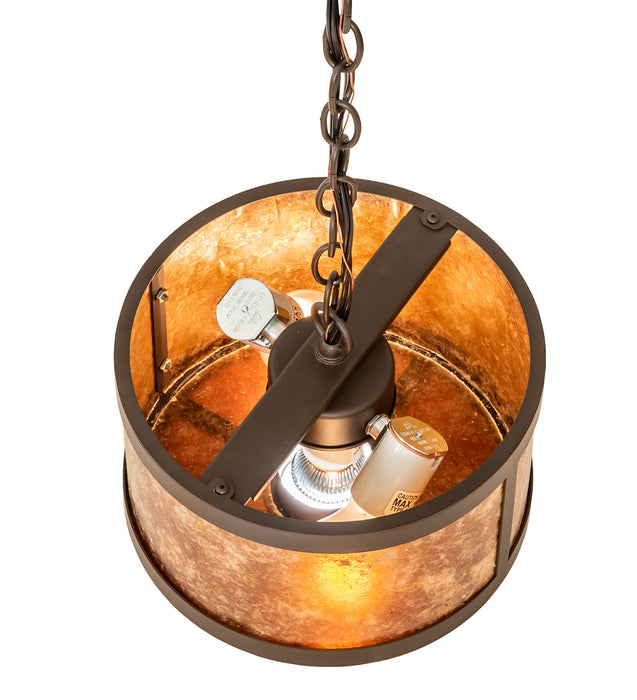 Meyda Tiffany 246131 Three Light Pendant, Oil Rubbed Bronze