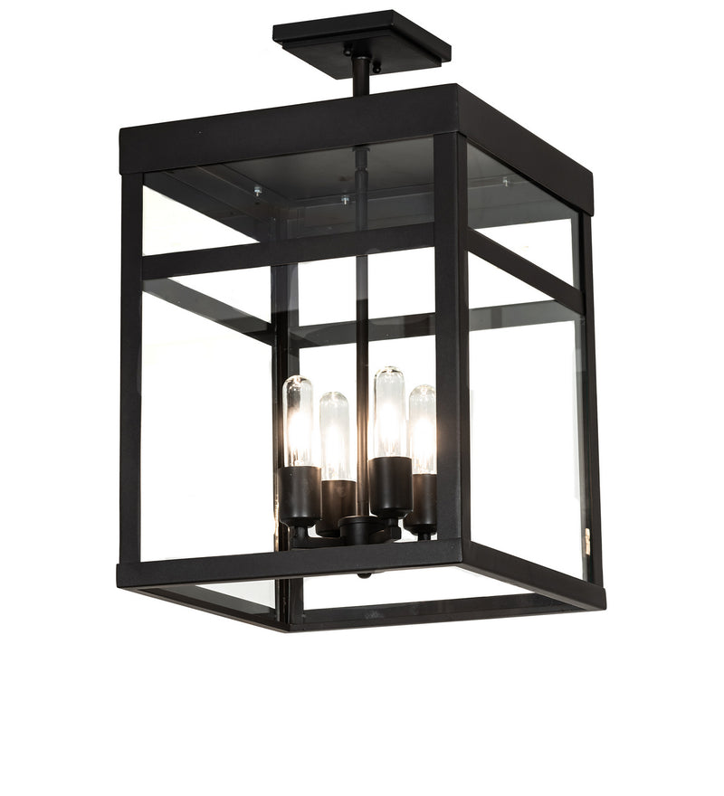 Meyda Tiffany 246442 LED Semi-Flushmount, Wrought Iron
