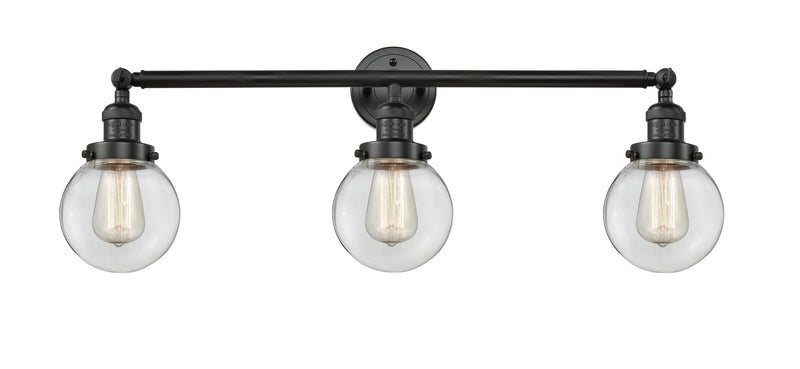 Innovations 205-BK-G202-6-LED LED Bath Vanity, Matte Black