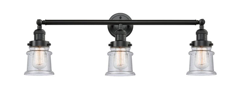 Innovations 205-OB-G184S Three Light Bath Vanity, Oil Rubbed Bronze