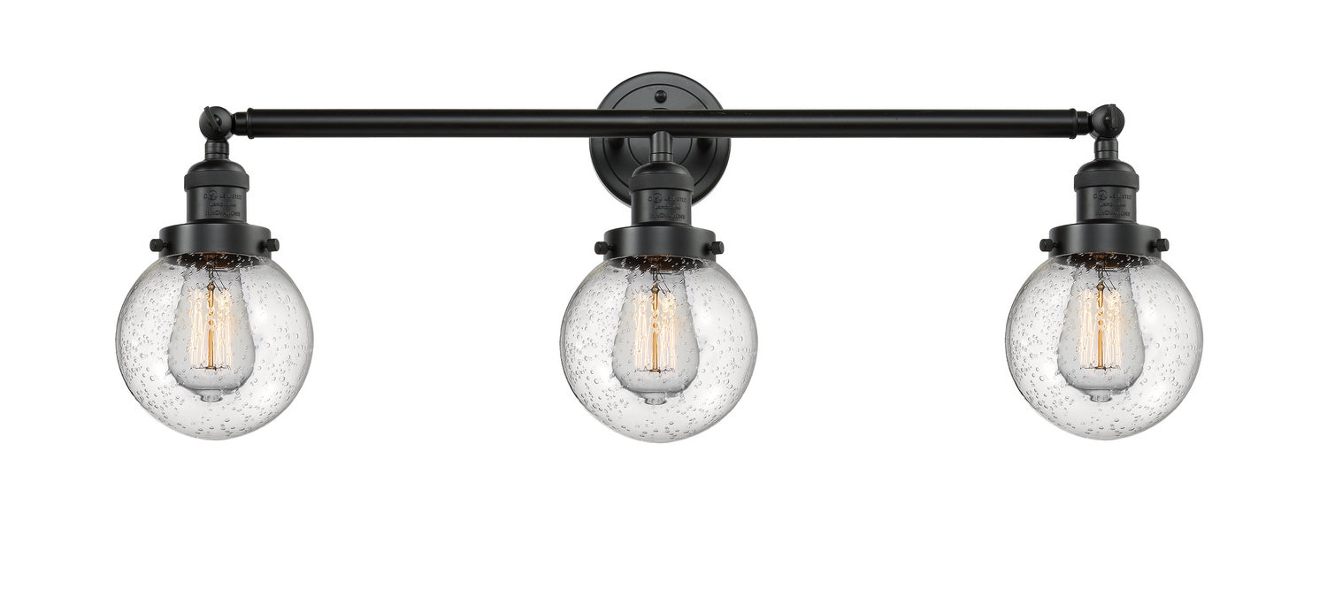 Innovations 205-OB-G204-6 Three Light Bath Vanity, Oil Rubbed Bronze
