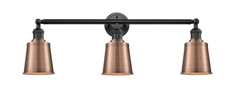 Innovations 205-OB-M9-AC Three Light Bath Vanity, Oil Rubbed Bronze