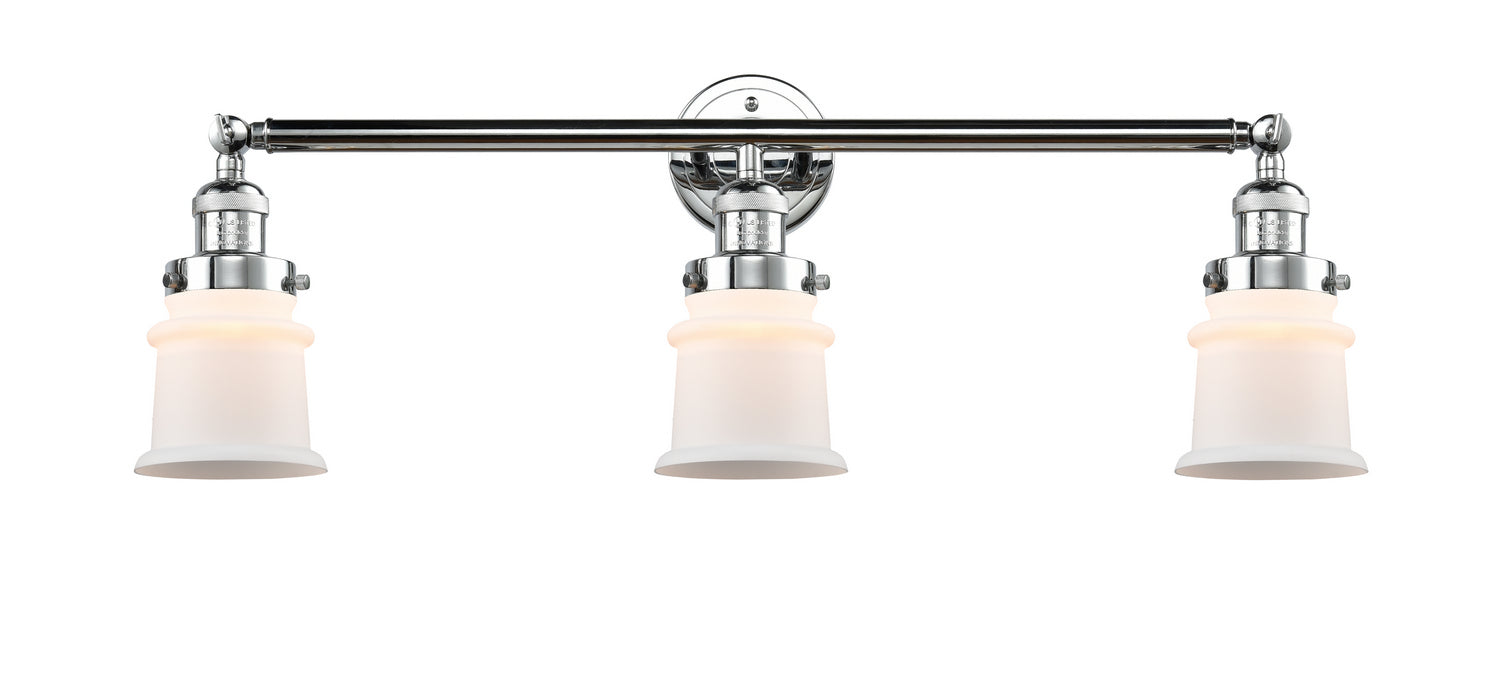 Innovations 205-PC-G181S Three Light Bath Vanity, Polished Chrome