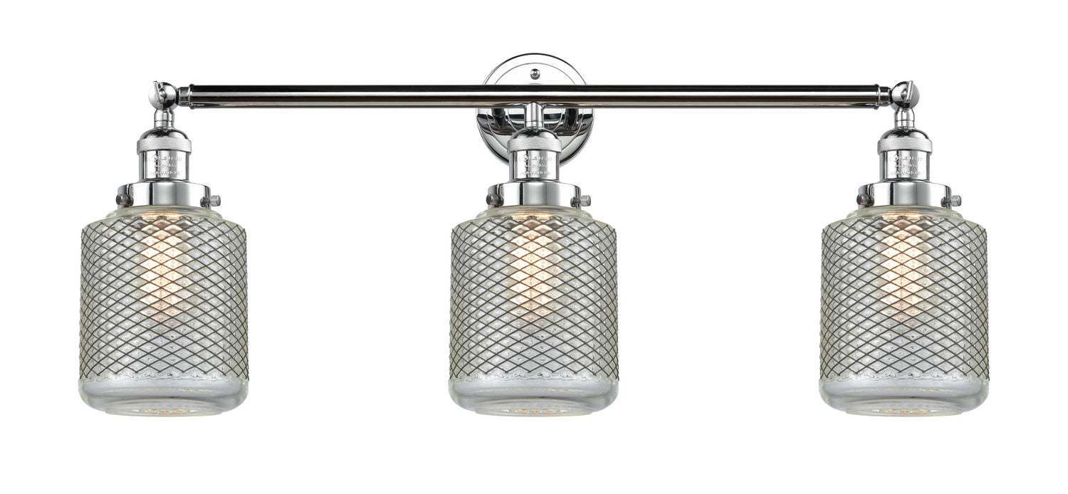 Innovations 205-PC-G262 Three Light Bath Vanity, Polished Chrome