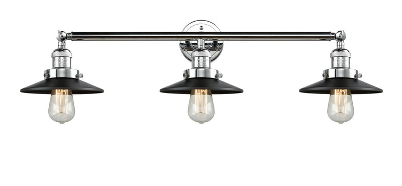 Innovations 205-PC-M6 Three Light Bath Vanity, Polished Chrome