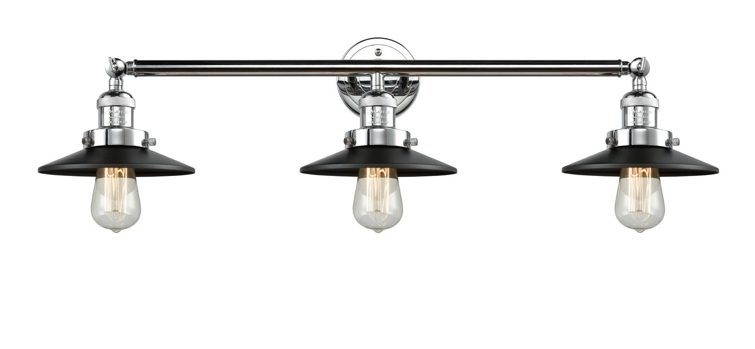 Innovations 205-PC-M6 Three Light Bath Vanity, Polished Chrome