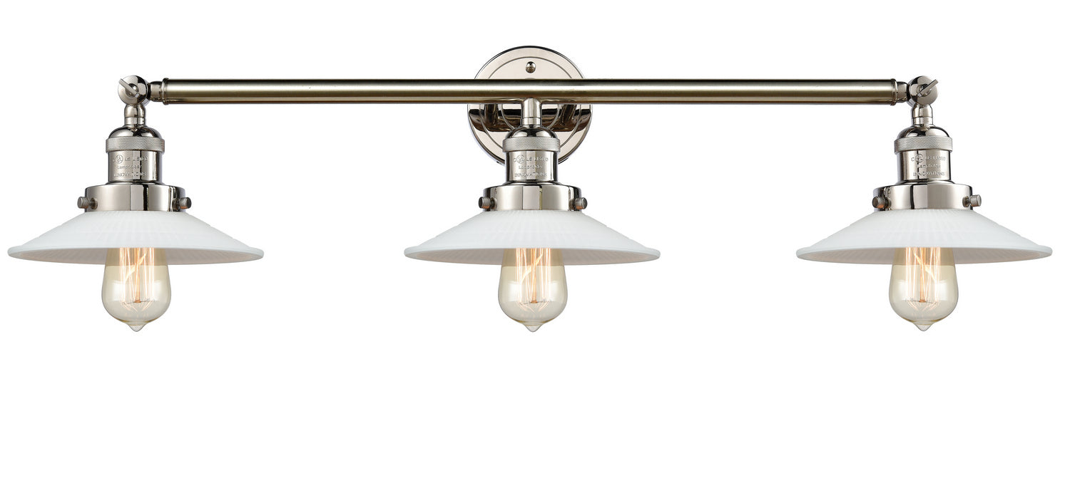 Innovations 205-PN-G1 Three Light Bath Vanity, Polished Nickel