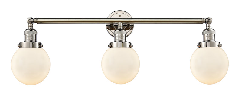 Innovations 205-PN-G201-6-LED LED Bath Vanity, Polished Nickel