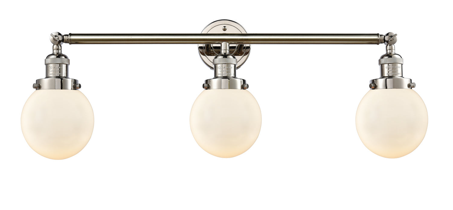 Innovations 205-PN-G201-6-LED LED Bath Vanity, Polished Nickel