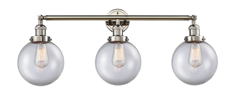 Innovations 205-PN-G202-8-LED LED Bath Vanity, Polished Nickel