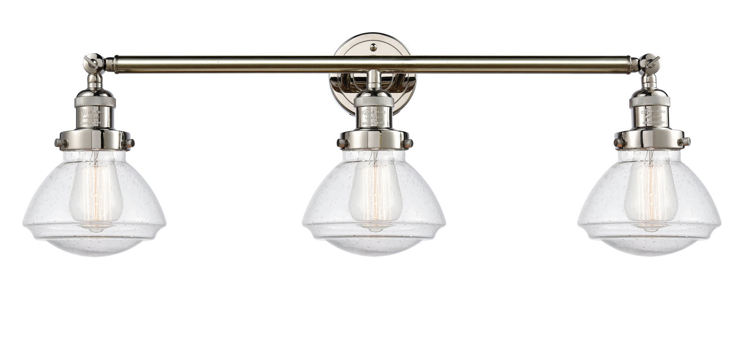 Innovations 205-PN-G324 Three Light Bath Vanity, Polished Nickel