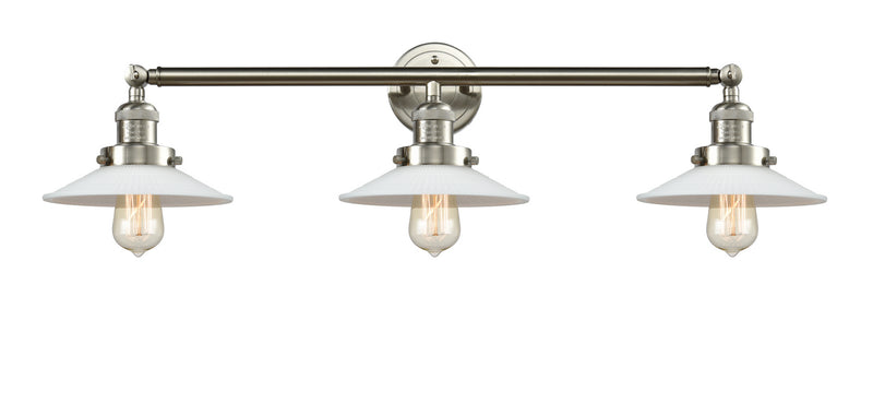 Innovations 205-SN-G1 Three Light Bath Vanity, Brushed Satin Nickel