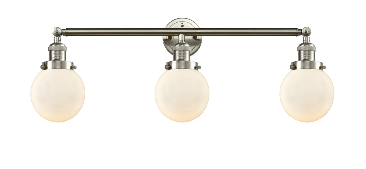 Innovations 205-SN-G201-6-LED LED Bath Vanity, Brushed Satin Nickel