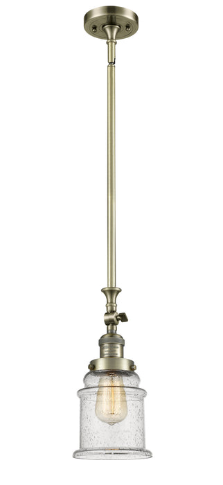 Innovations 206-AB-G184-LED LED Mini Pendant, Antique Brass