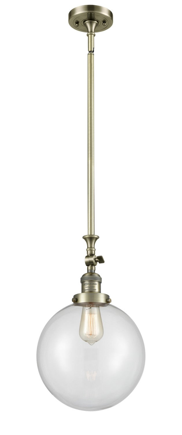 Innovations 206-AB-G202-10-LED LED Mini Pendant, Antique Brass