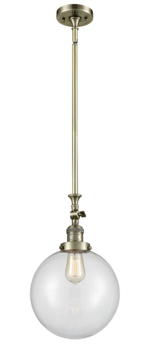 Innovations 206-AB-G202-10-LED LED Mini Pendant, Antique Brass