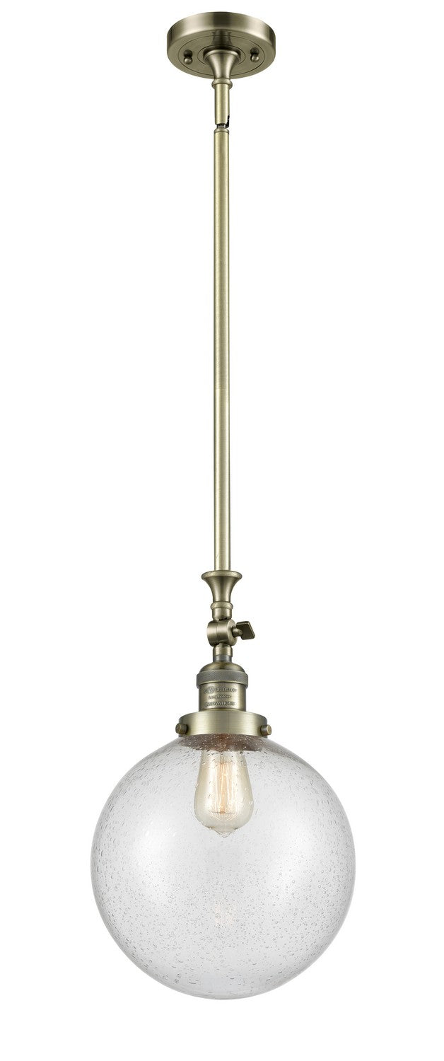 Innovations 206-AB-G204-10-LED LED Mini Pendant, Antique Brass