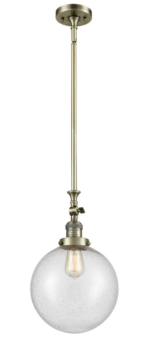 Innovations 206-AB-G204-10-LED LED Mini Pendant, Antique Brass