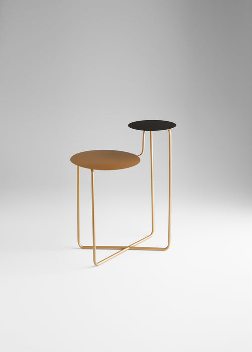 Cyan 11229 Table, Bronze And Black