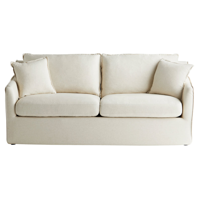 Cyan 11378 Sofa, White - Cream