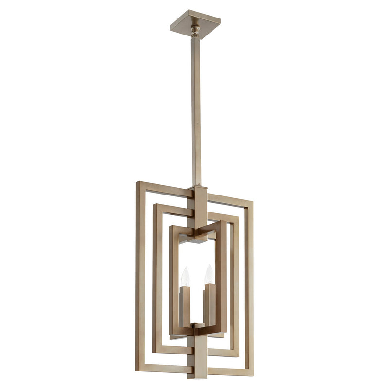 Cyan 11388 Four Light Pendant, Dark Brass