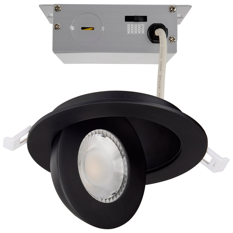 Satco S11842 LED Downlight, Black