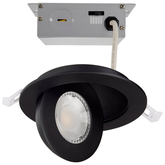 Satco S11842 LED Downlight, Black