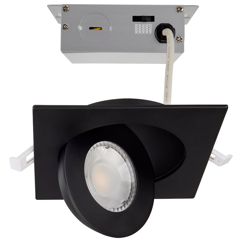 Satco S11843 LED Downlight, Black