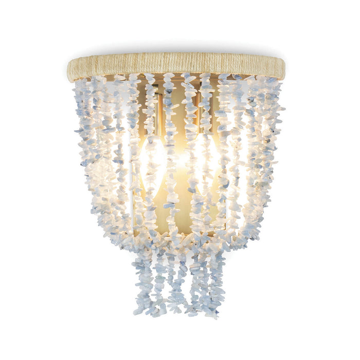 Regina Andrew 15-1162AQ Two Light Wall Sconce, Aqua