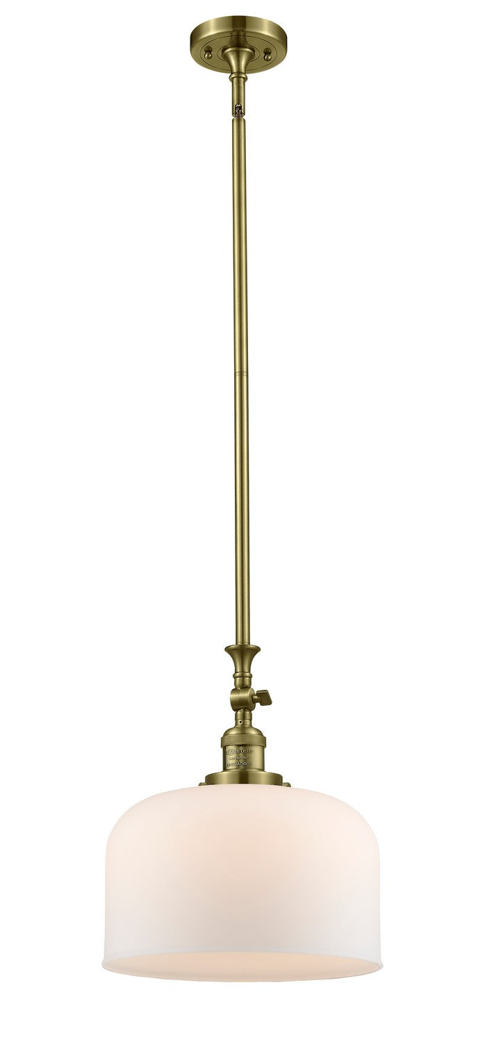 Innovations 206-AB-G71-L One Light Mini Pendant, Antique Brass