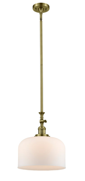 Innovations 206-AB-G71-L One Light Mini Pendant, Antique Brass
