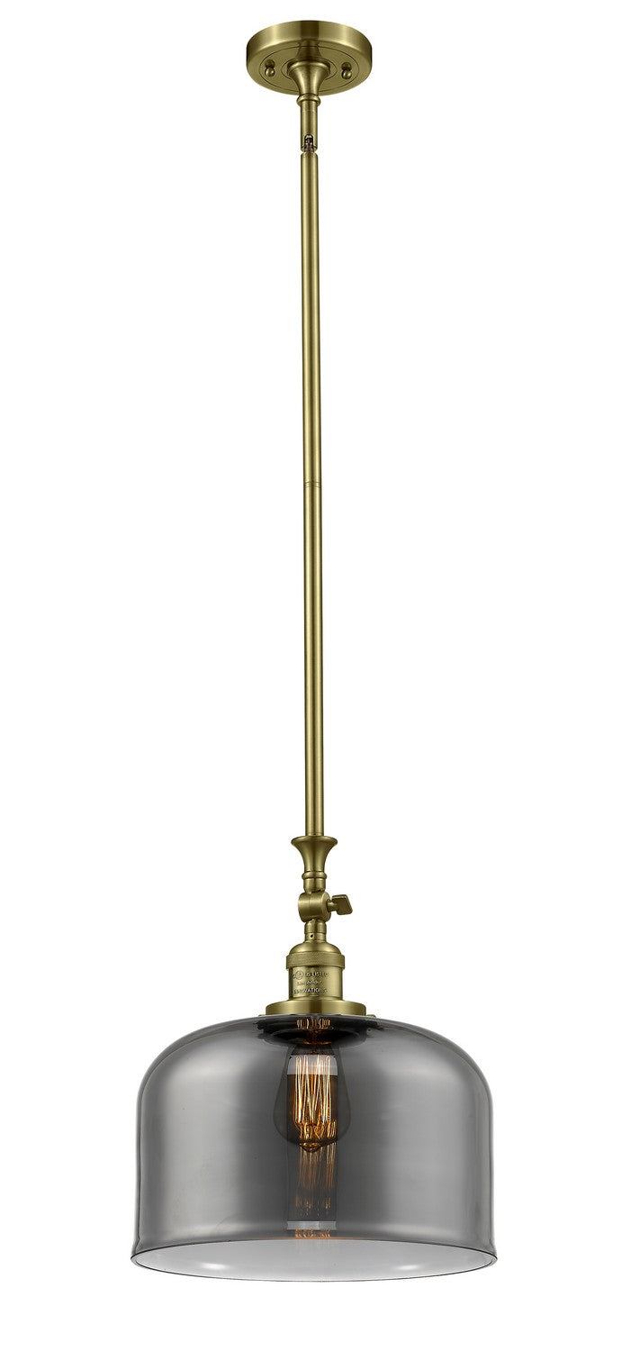 Innovations 206-AB-G73-L One Light Mini Pendant, Antique Brass