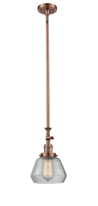 Innovations 206-AC-G172-LED LED Mini Pendant, Antique Copper