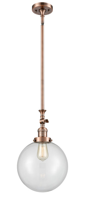 Innovations 206-AC-G202-10-LED LED Mini Pendant, Antique Copper