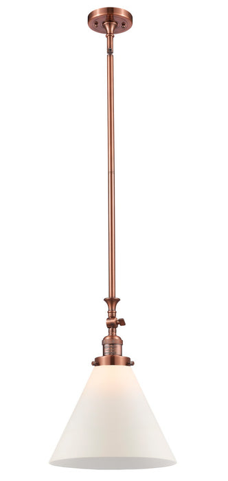 Innovations 206-AC-G41-L One Light Mini Pendant, Antique Copper