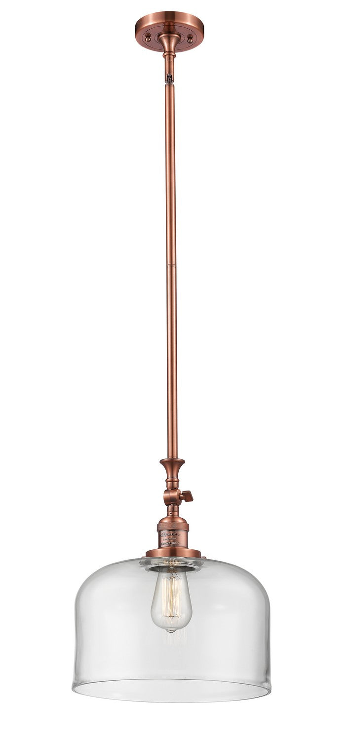 Innovations 206-AC-G72-L One Light Mini Pendant, Antique Copper