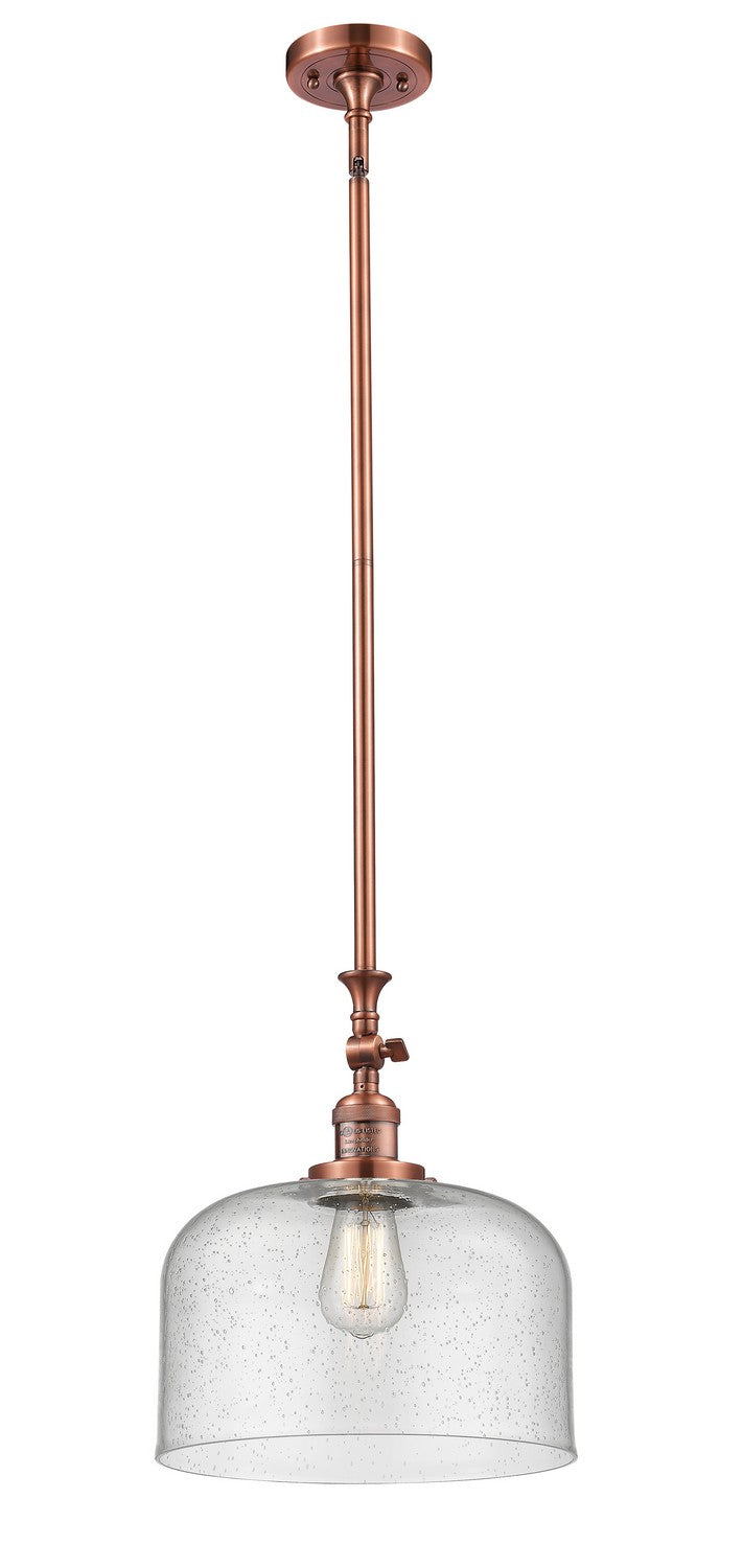 Innovations 206-AC-G74-L-LED LED Mini Pendant, Antique Copper