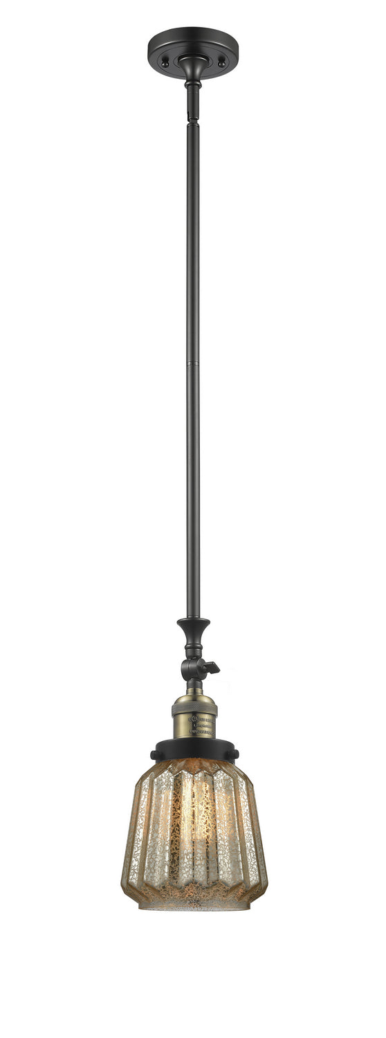 Innovations 206-BAB-G146-LED LED Mini Pendant, Black Antique Brass
