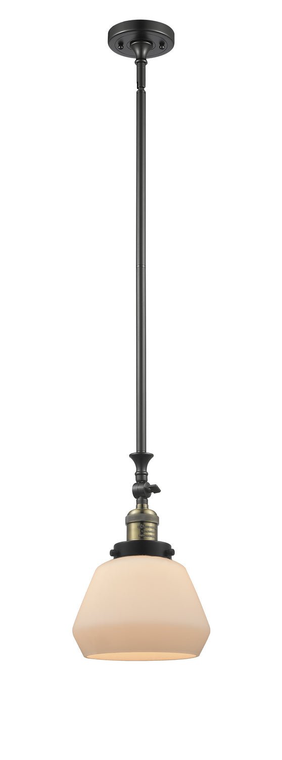 Innovations 206-BAB-G171 One Light Mini Pendant, Black Antique Brass