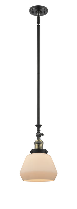 Innovations 206-BAB-G171 One Light Mini Pendant, Black Antique Brass