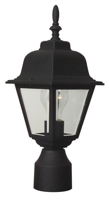 Craftmade Z175-TB One Light Post Mount, Textured Black