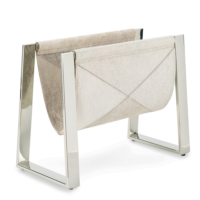 Regina Andrew 20-1459PN Magazine Rack, Polished Nickel