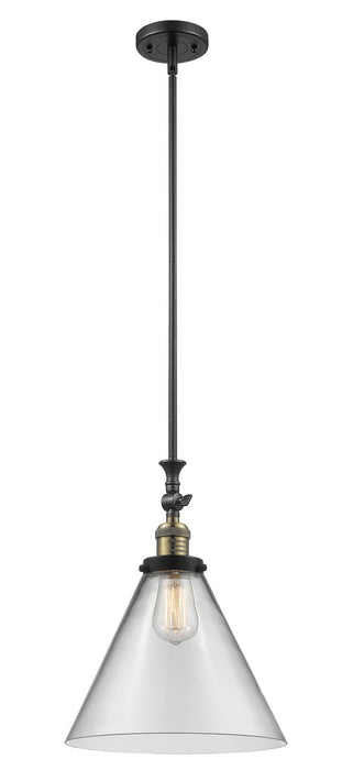 Innovations 206-BAB-G42-L One Light Mini Pendant, Black Antique Brass