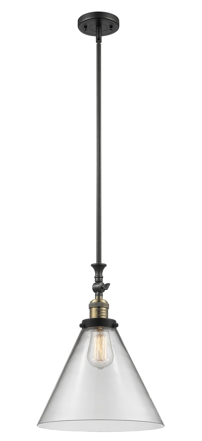Innovations 206-BAB-G42-L-LED LED Mini Pendant, Black Antique Brass