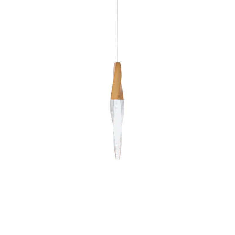 Schonbek Beyond BPD13214-AB LED Mini Pendant, Aged Brass