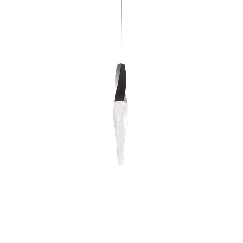 Schonbek Beyond BPD13214-BK LED Mini Pendant, Black