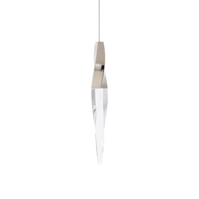 Schonbek Beyond BPD13214-PN LED Mini Pendant, Polished Nickel